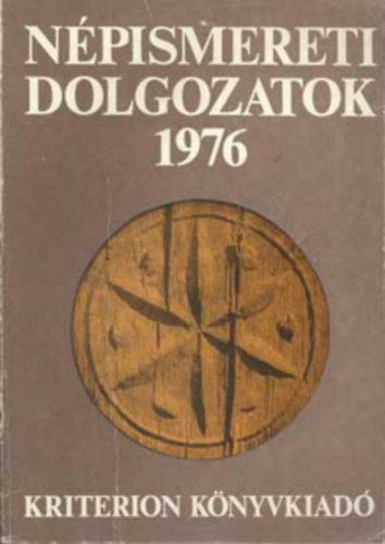 Dr. K�s K�roly - N�pismereti dolgozatok 1976