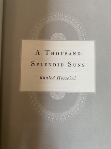 Khaled Hosseini - A Thousand Splendid Suns