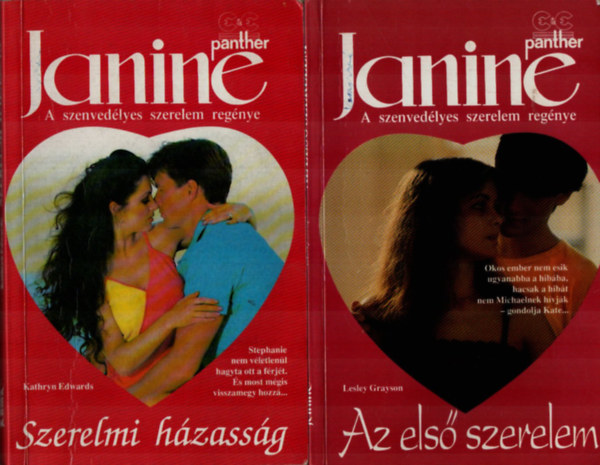 Grayson Lesley, Kathryn Edwards - 2 db Janine: Az els� szerelem, Szerelmi h�zass�g.