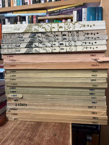 Vecsey Beatrix Kocsis L. Mih�ly  (szerk.) - 15 db A k�nyv foly�irat + 5 db K�nyv �s k�nyvt�r foly�irat