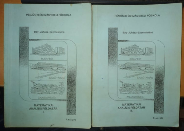 Bay-Juhsz-Szentelekin - Matematikai analzis pldatr I-II.