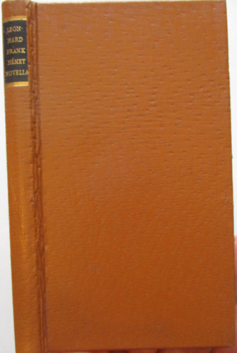 Leonhard Frank - N�met novella (Helikon kisk�nyvt�r)