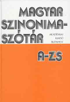 O. Nagy Gbor-Ruzsiczky va - Magyar szinonimasztr (A-Zs)