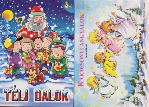 Sznt Ivnn  (szerk.) Radvn Xnia (szerkeszto) - Tli dalok + Karcsonyi angyalok knyvcsomag (2 ktet)