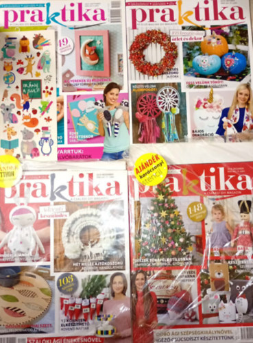 4 db. Praktika Diy Magazin - 2019.dec. - XXIII évf., 12. szám, 2019.nov. - XXIII évf., 11. szám, 2019.okt. - XXIII évf., 10. szám, 2019.szept. - XXIII évf., 10. szám (szabás-varrás-kötés-hobby-lakásdivat-kézimunka)