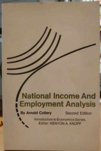 Arnold Collery - National Income and Employment Analysis