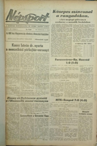 Npsport 1963/1-259. szmok (teljes vfolyam, 4 ktetben)