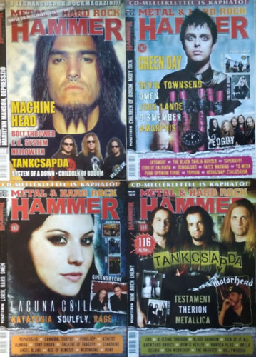Lnrd Lszl  (fszerk.) - Metal & Hard Rock Hammer, 2006/1., 3-5. (4 szrvnyszm)