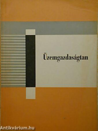 Dr. Molnár Zoltán - Üzemgazdaságtan