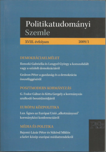 Politikatudományi Szemle 2009/1