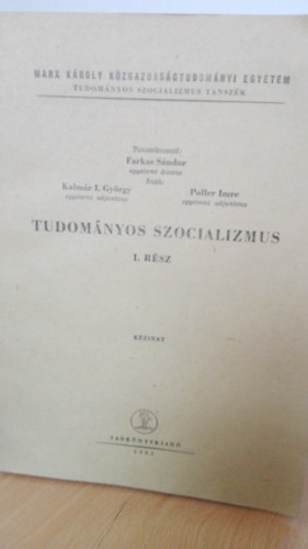 Tudomnyos szocializmus I.