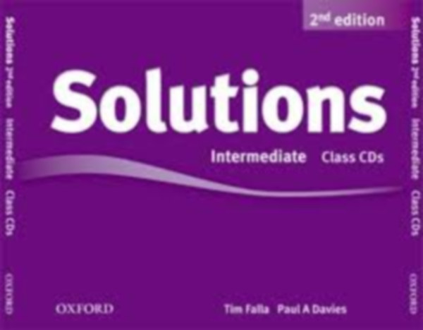 Paul A Davies Tim Falla - Solutions Intermediate Class Audio CDs (3 db Audio CD) - 2nd edition