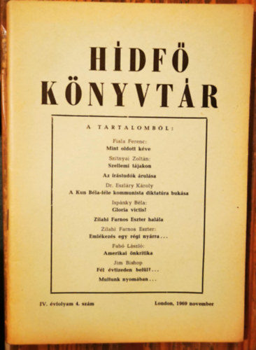 Hdf Knyvtr IV. vfolyam 4. szm