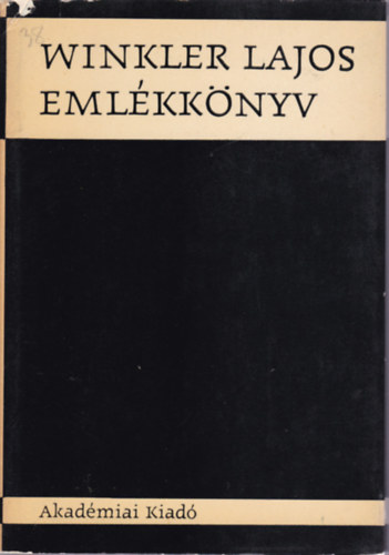 Winkler Lajos emlékkönyv