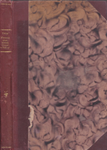 Taine; Péterfy Jenő (ford.) - Franciaország klasszikus filozófusai a XIX.században (Filozófiai írók tára IV.)