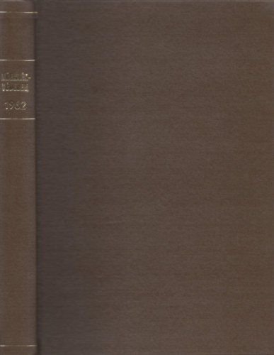Memlkvdelem - Memlkvdelmi s ptszettrtneti Szemle XXVI. vf. 1982. I-IV.