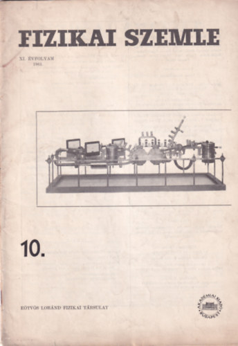 Marx Gyrgy - Fizikai szemle XI. vfolyam 10.