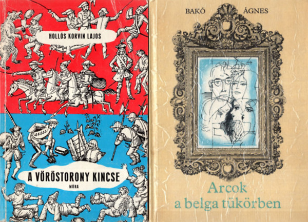 Kntos Zsuzsa, Emilio Salgari Bak gnes - 4 db Ifjsgi knyv ( egytt ) 1. A fekete kalz, 2. J napot, Fcia Negra! 3. Arcok a belga tkrben, 4. A vrstorony  kincse