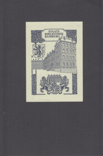 Ex Libris Bambergi llami Knyvtr (eredeti nyomat)