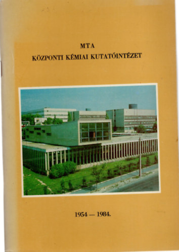 Dr. Vinkler Pter - MTA Kzponti Kmiai Kutatintzet 1954-1984