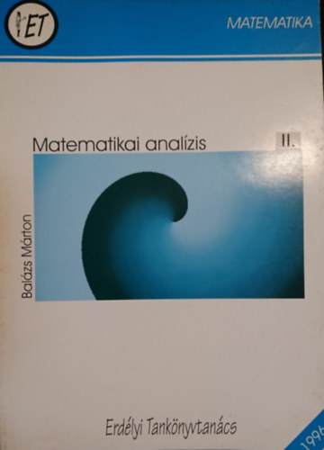 Mrton Balzs - Matematikai analzis II.