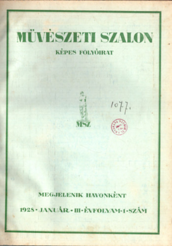 ismeretlen - Mvszi Szalon kpes folyirat 1928. (teljes vfolyam egybektve)