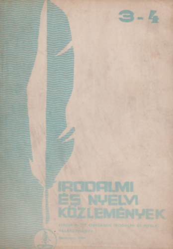 Irodalmi s nyelvi kzlemnyek 1964 3-4