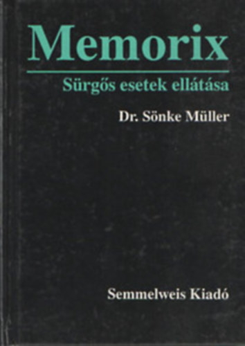 Sönke Müller - Memorix - Sürgős esetek ellátása