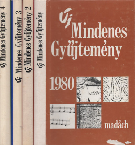 Zalabai Zsigmond  (Szerk.) - j Mindenes Gyjtemny I-IV. (1980, 1983, 1984, 1985)