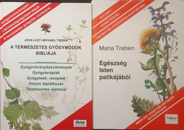 Lust, John-Tierra, Michael Maria Treben - Természetgyógyászati könyvcsomag