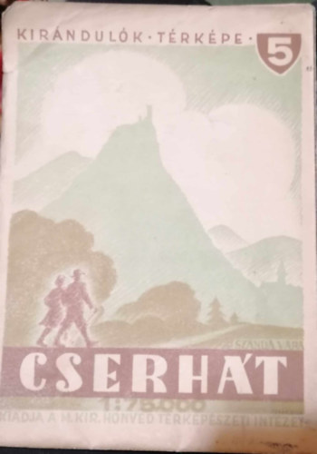 Kirndulk trkpe 5., Cserht, 1:75.000, 1939