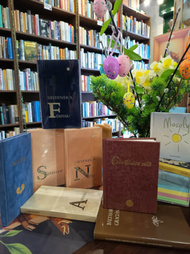 Helen Exley, Baltasar Graci�n, Steinert �gota, Lengyel Tam�s - Aj�nd�koz�sra sz�nt  k�nyvek 9 darabos K�NYVMENT� AJ�NLAT: Mosoly, Cs�nd �s hang - A b�lcsess�g k�nyve, Csod�latos n�k, Az �letb�lcsess�g k�zik�nyve, Milyenek a f�rfiak?, Milyenek a n�k? , Anyas�g, Szerelem, Bar�ts�g