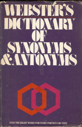 G. & C. Merriam Company - Webster's dictionary of synonyms