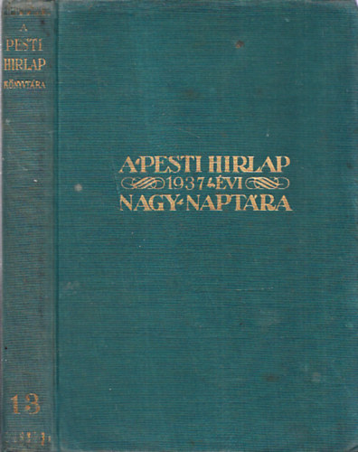 A Pesti Hirlap napt�ra 1937.