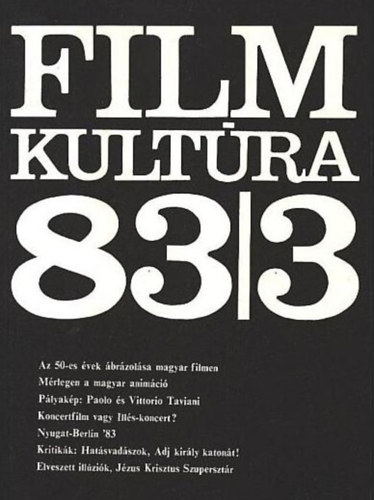Filmkultúra 83/3