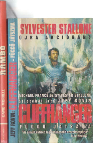 2db filmes regny - Jeff Rovin: Cliffhanger (Sylvester Stallone) + David Morrell: Rambo (Sylvester Stallone)