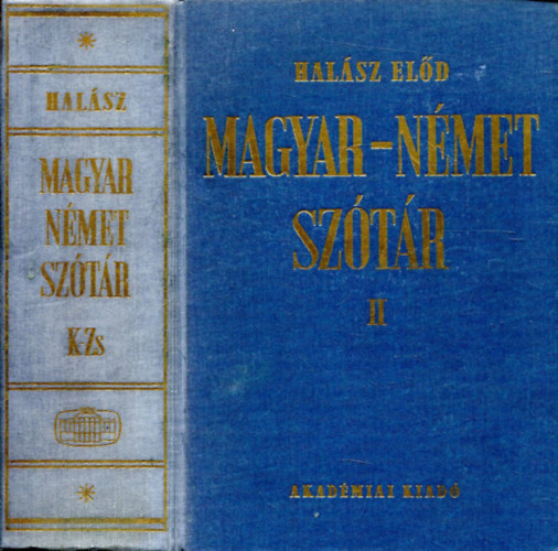 Halsz Eld - Magyar-nmet sztr II. K-Zs