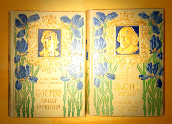 Shakespeare W. Goethe Johann Wolfgang von - 2 db a Remekrk Kpes Knyvtrbl: Goiethe - Faust, Iphigenia; 'Shakspere' remekei III. Szent-Ivn ji lom, Julius Caesar, Lear kirly