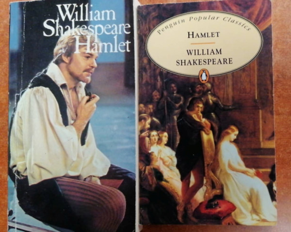 Williem Shakespeare - 2 db Hamlet knyv angolul+magyarul