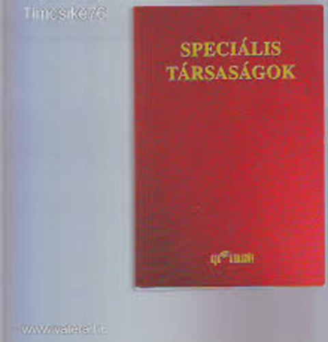 KJK-Kerszv - Specilis trsasgok