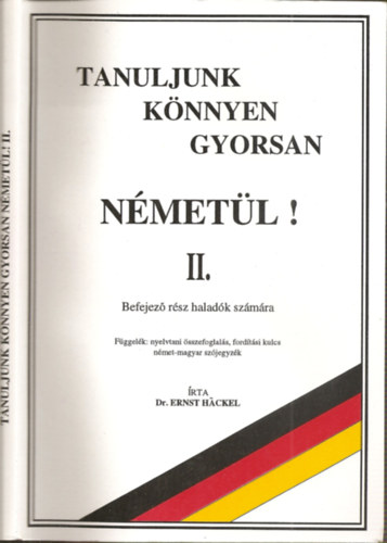 Dr Ernst Hackel - Tanuljunk k�nnyen gyorsan n�met�l! II.