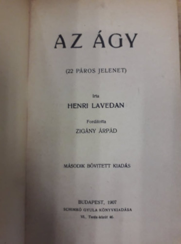 Henri Lavedan - Az gy (22 pros jelenet)