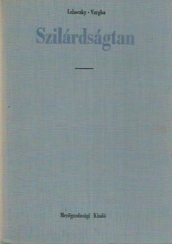 Lehoczky - Vargha - Szilrdsgtan