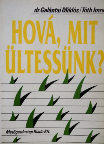 Dr. Galántai Miklós - Tóth Imre - Hová, mit ültessünk?