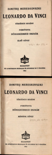 Dimitrij Mereskovszki - Leonardo da Vinci I-II.