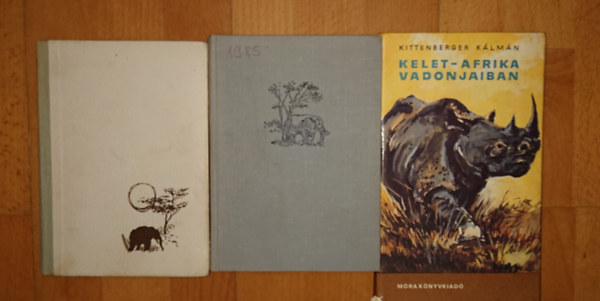 Széchenyi Zsigmond, Róna István Kittenberger Kálmán - 3 vadászattal kapcsolatos könyv: Denaturált Afrika, Kelet-Afrika vadonjaiban, Híres vadászkalanndok