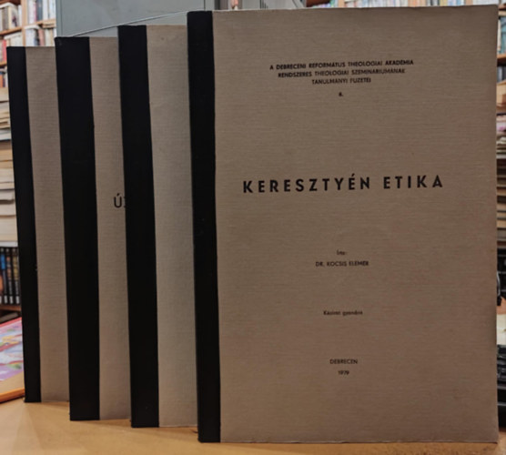 Dr. Varga Zsigmond J. , G�nther Bornkamm, Dr. Kocsis Elem�r Czegl�dy S�ndor (szerk.) - 4 db Theologiai Akad�mia: 1. sz�m: Liturgika + 2. sz�m: �jsz�vets�gi bevezet�s + 5. sz�m: A N�z�reti J�zus + 6. sz�m: Kereszty�n Etika