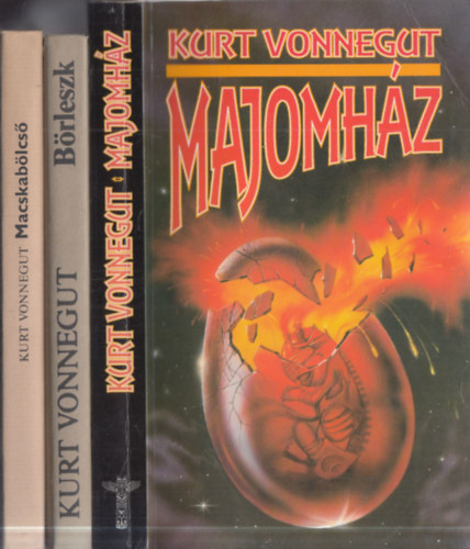 Kurt Vonnegut - 3 db. Vonnegut: Macskab�lcs� + B�rleszk + Majomh�z