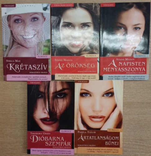 Theodora Green - 5 db Theodora Green romantikus regny a Florence sorozatbl