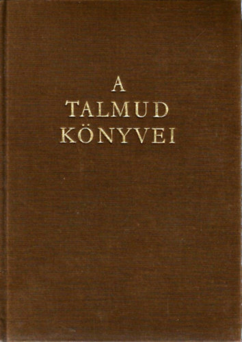 IKVA k�nyvkiad� Kft. - A Talmud k�nyvei